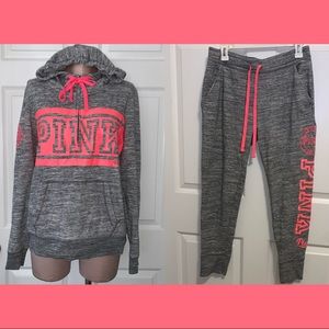 Victoria’s Secret PINK Hoodie and Joggers Set